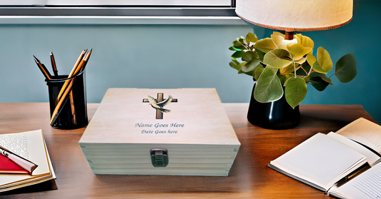 Personalized Medium Baptism Keepsake Box