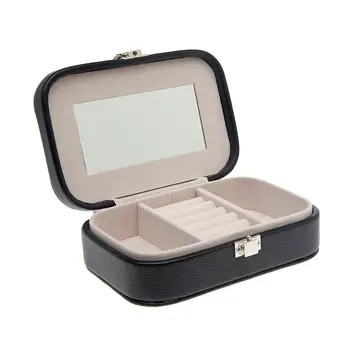 Philip Whitney Jewelry Boxes and Organizers - Black Travel Jewelry Box