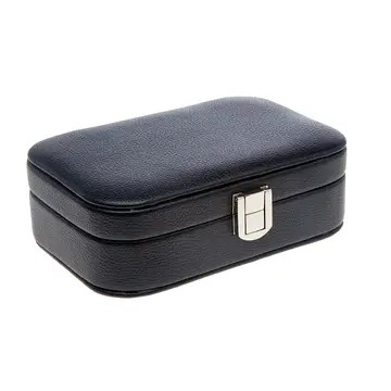 Philip Whitney Jewelry Boxes and Organizers - Black Travel Jewelry Box