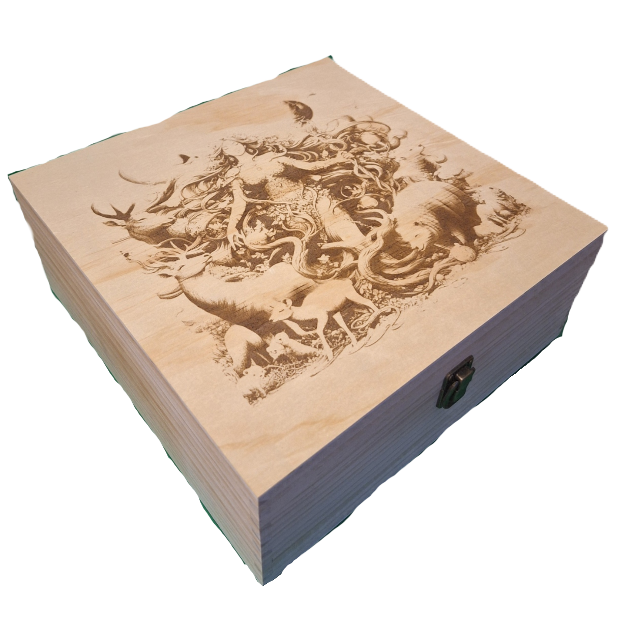 Engraved Mother Earth keepsake box