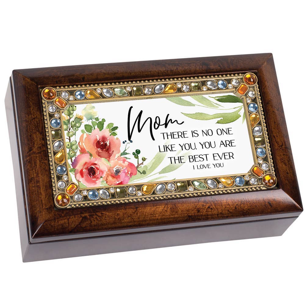 Mom, I Love You Petite Amber Tone Music Box